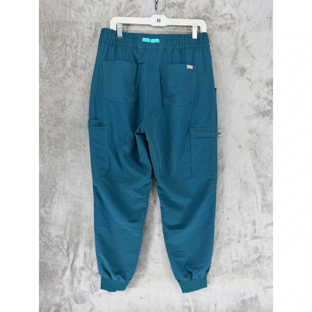 FIGS Zamora Jogger Scrub Pants Teal Blue Medical Uniform 1001100 Mens Small
